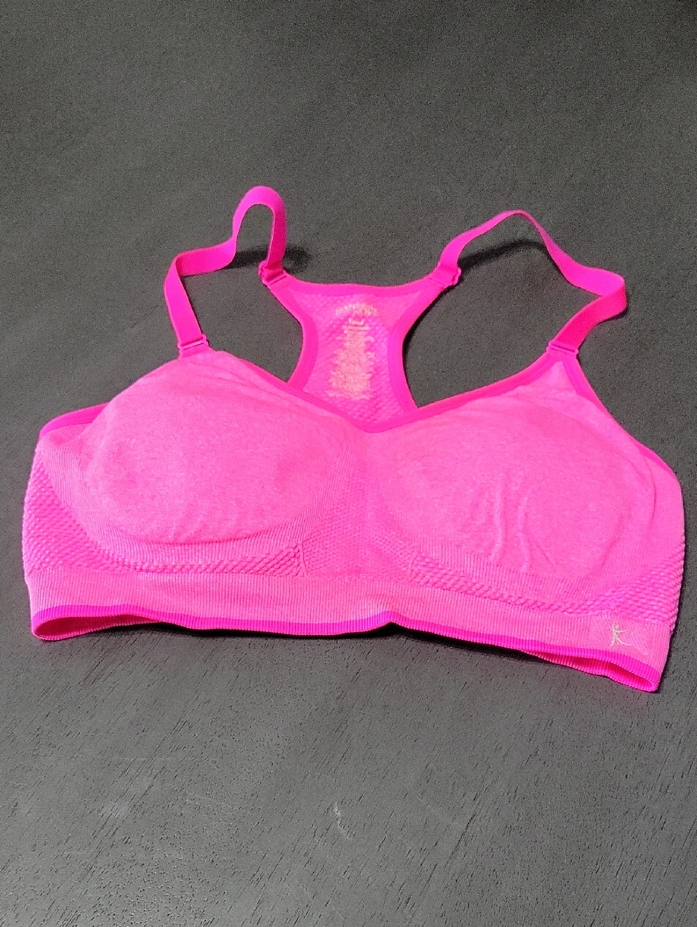 Danskin Hot Pink Seamless Racerback Sports Bra